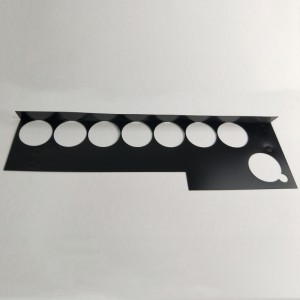 203 * 109 * 0,25 mm svart PC-isoleringsark, temperaturbeständig och lätt att böja isoleringsbladet