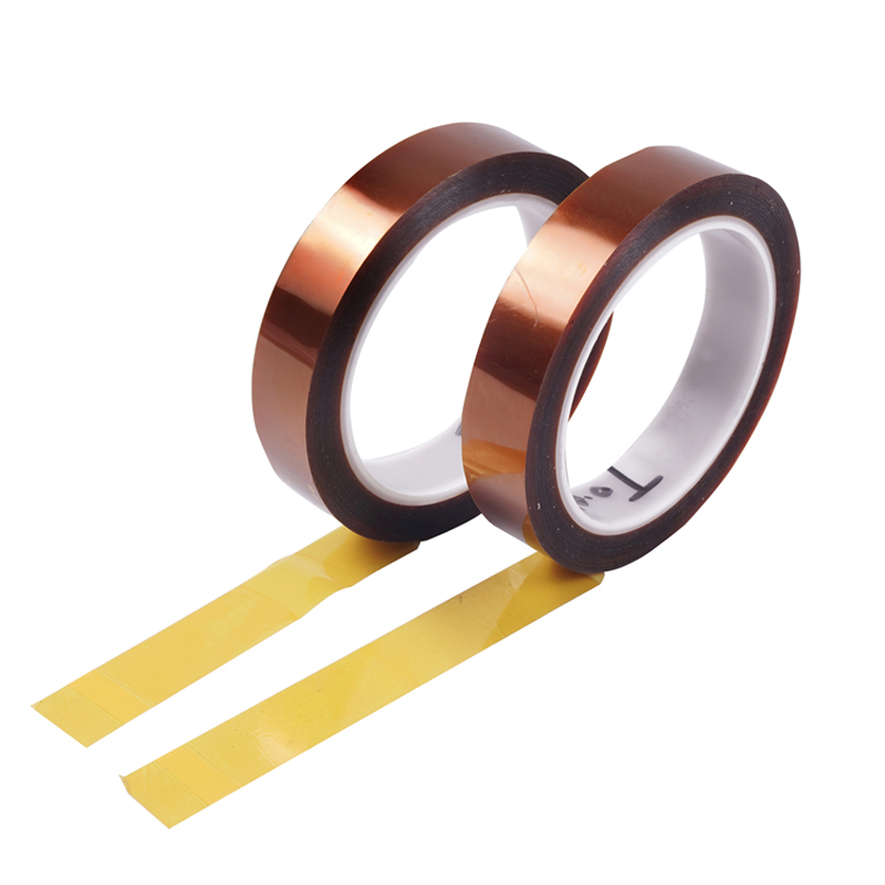 Pi Kapton hög temperatur tejp bil trim hög temperatur tejp 0,05 mm guld fingerband